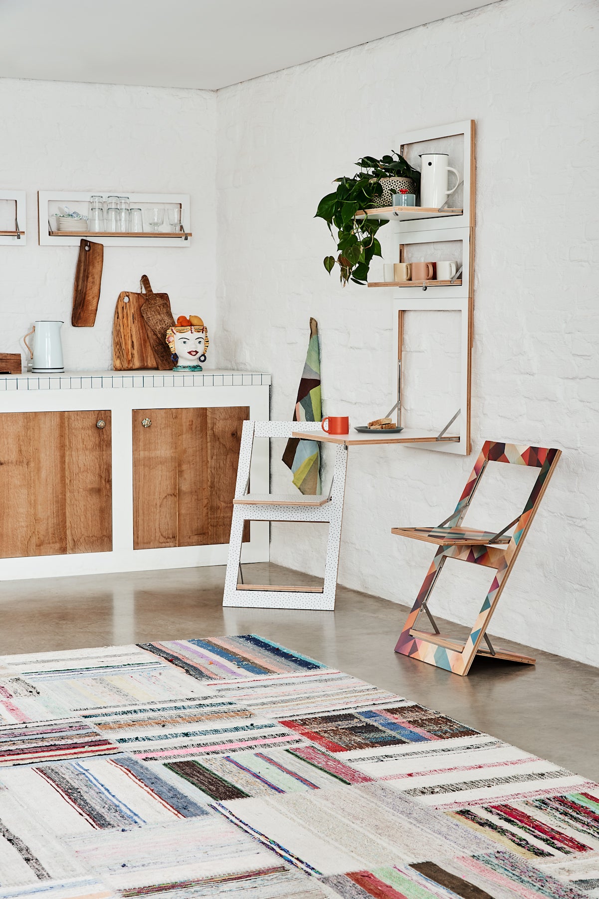 Fläpps Folding Chair – Criss Cross Red