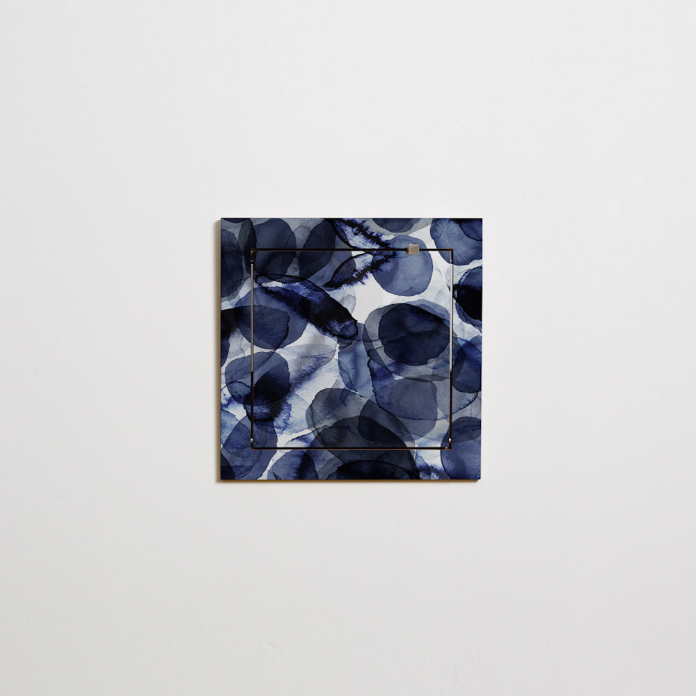 Fläpps Shelf 40×40 – Bubbles Indigo – Pattern Studio