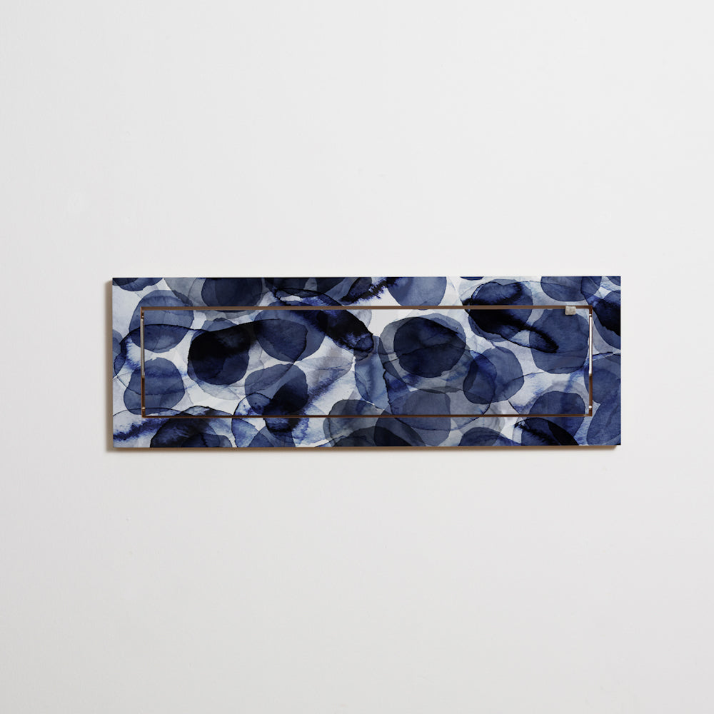 Fläpps Shelf 80×27 – Bubbles Indigo – Pattern Studio