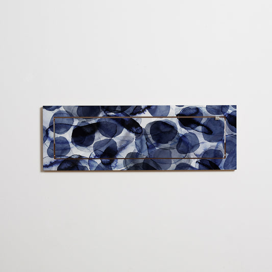 Fläpps Shelf 80×27 – Bubbles Indigo – Pattern Studio