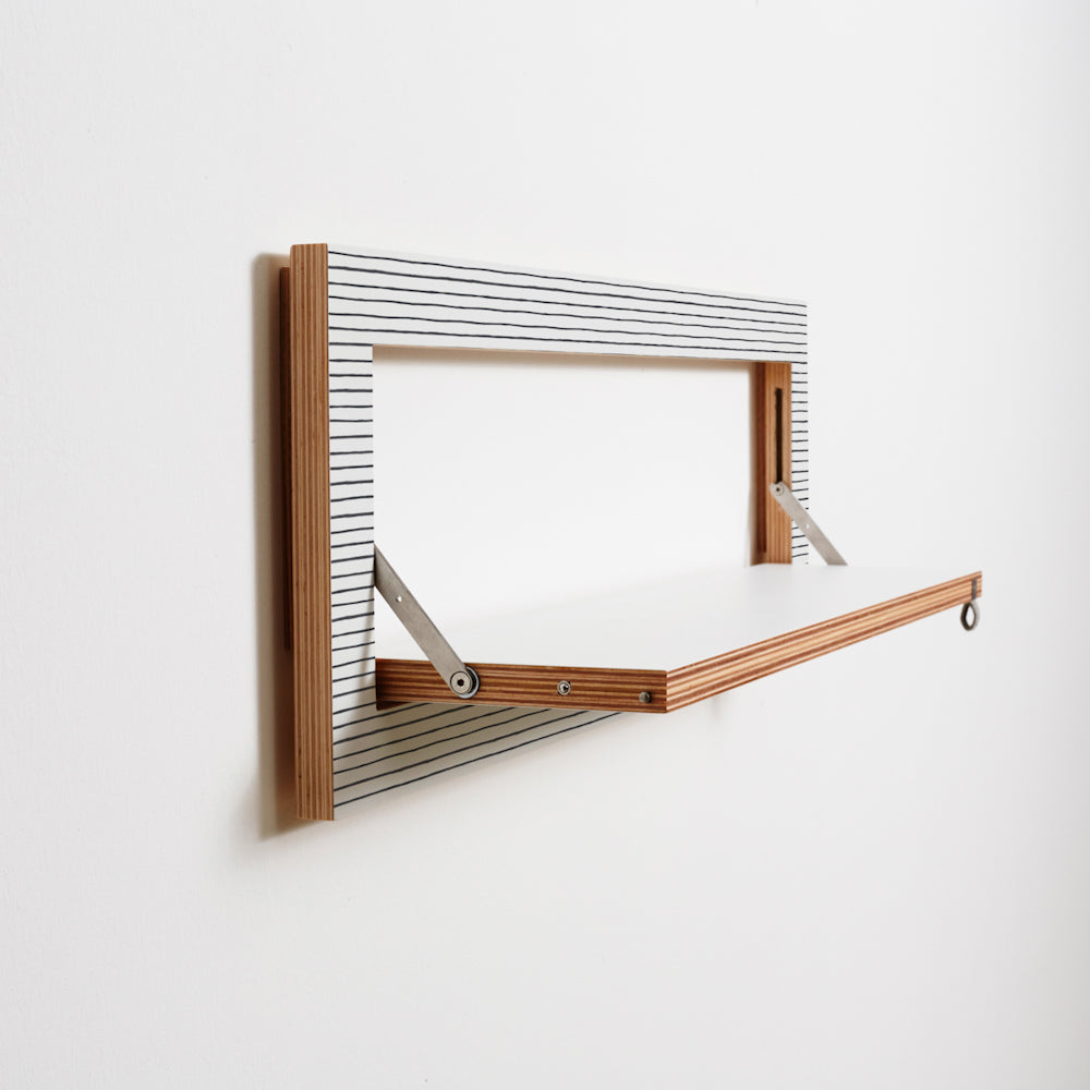 Fläpps Shelf 80×27 – Watercolor Stripes
