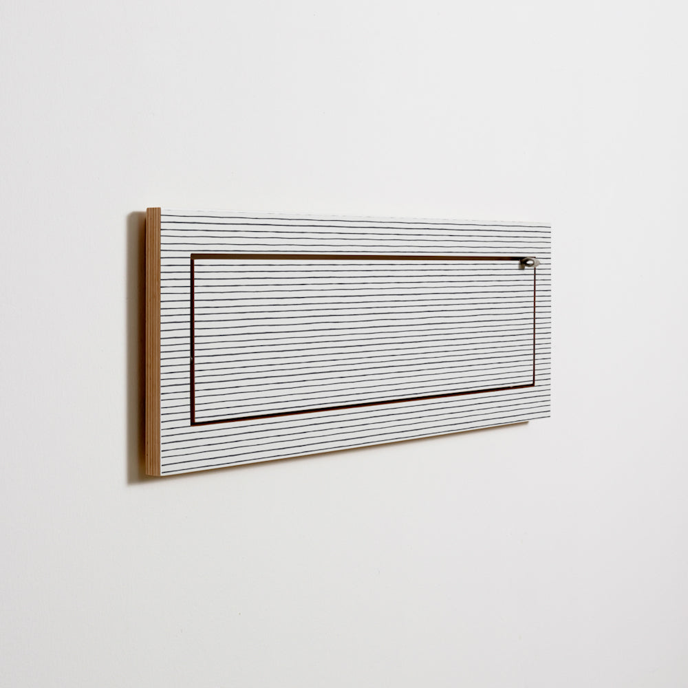Fläpps Shelf 80×27 – Watercolor Stripes