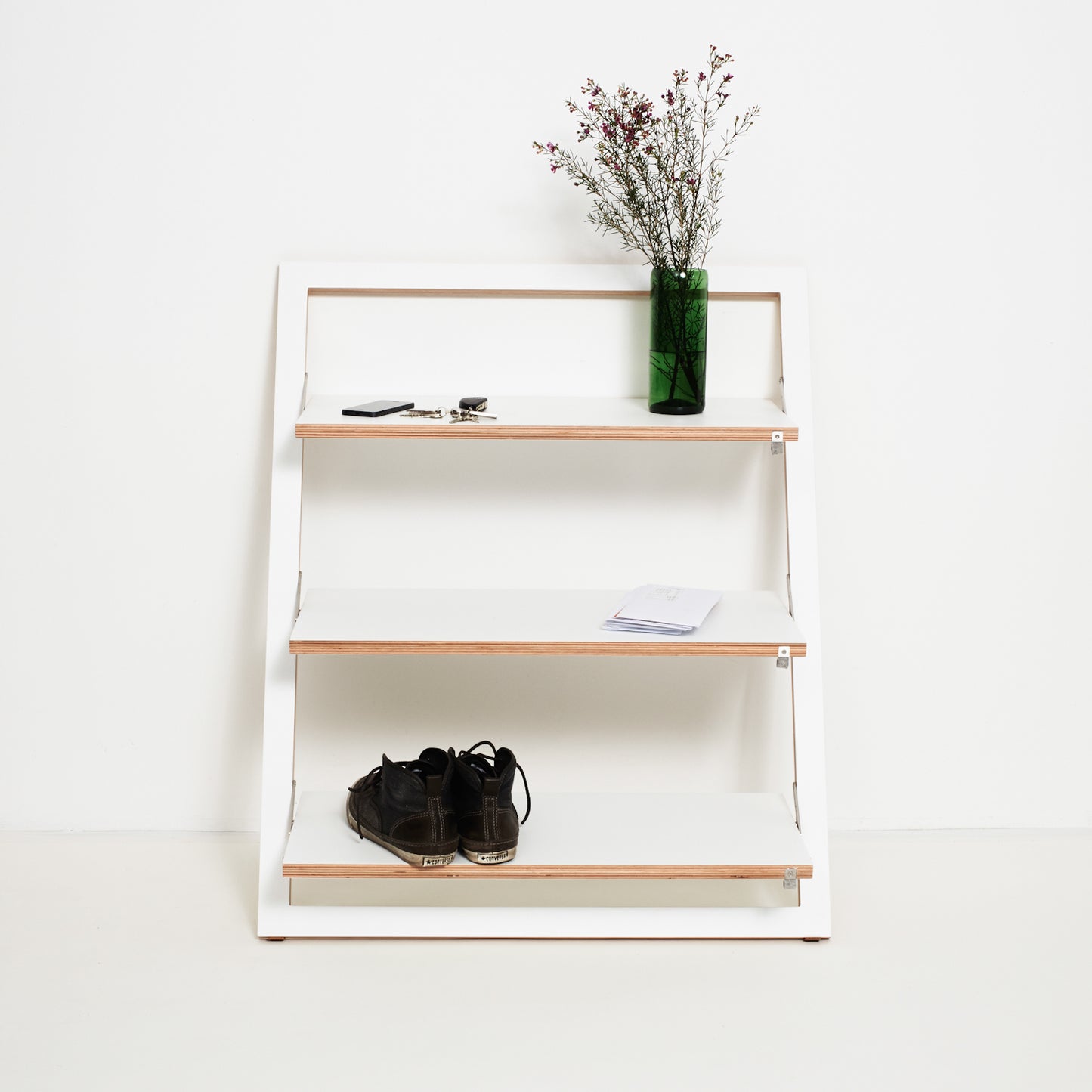 White Fläpps Leaning Shelf 80×100-3