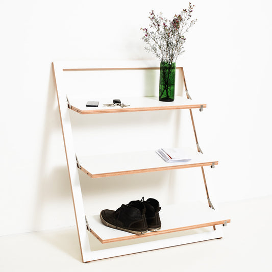 White Fläpps Leaning Shelf 80×100-3