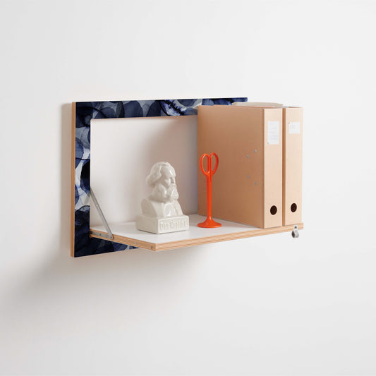Fläpps Shelf 60×40 – Bubbles Indigo – Pattern Studio