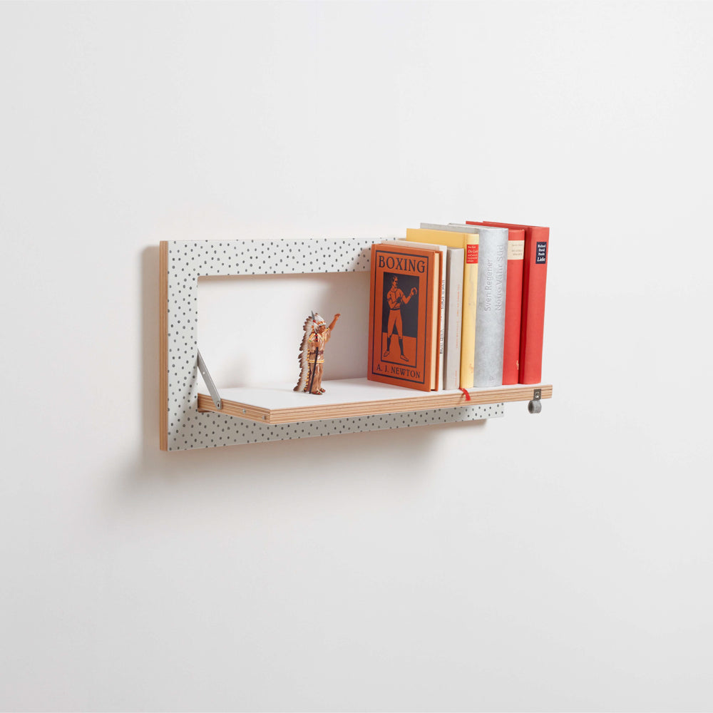 Fläpps Shelf 60×27 – Watercolor Dots