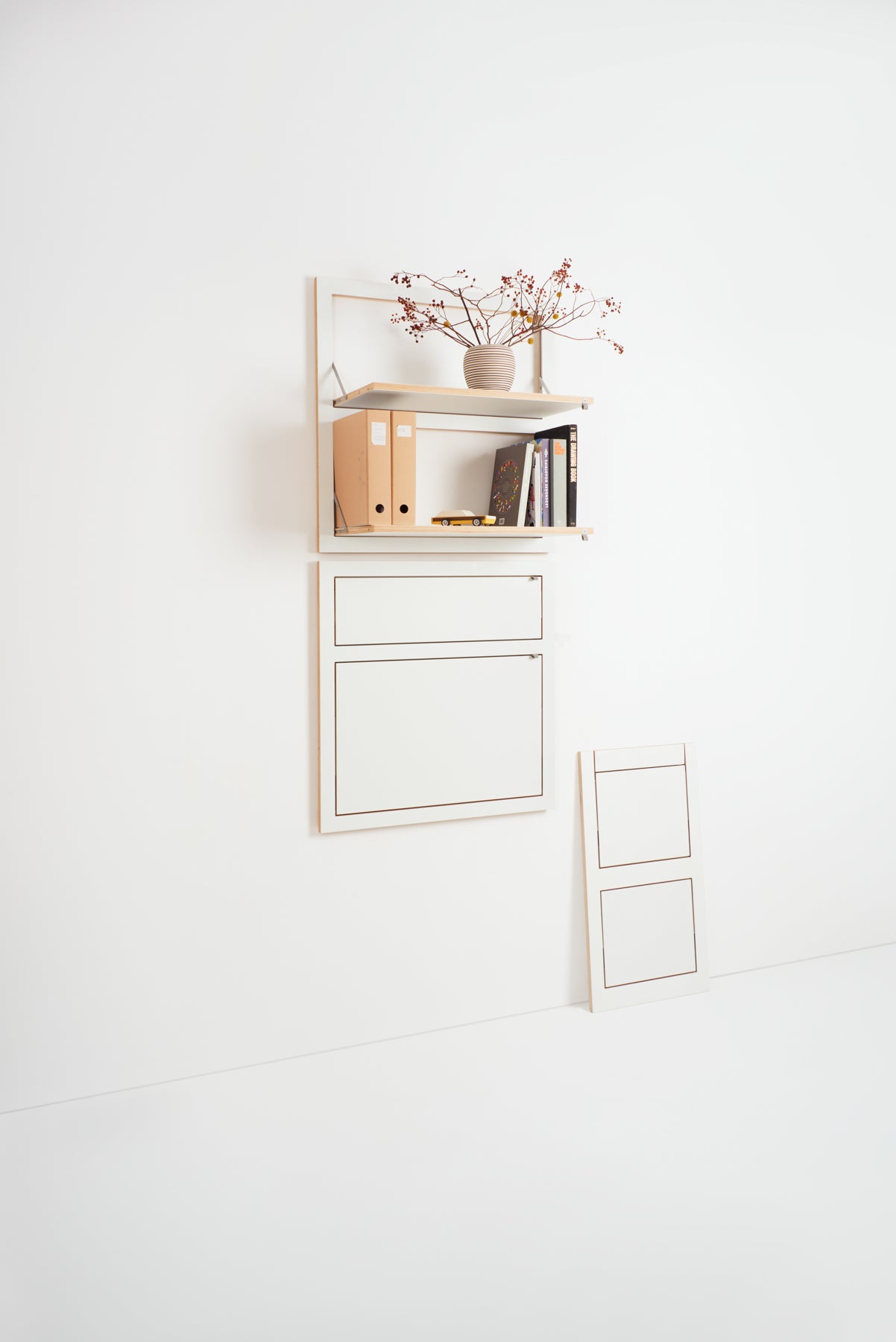 Fläpps Shelf White 80×80-2