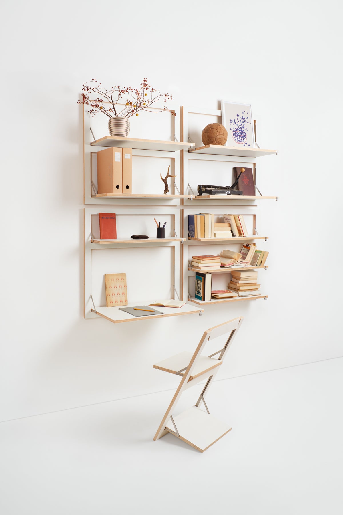 Fläpps Shelf White 80×80-2