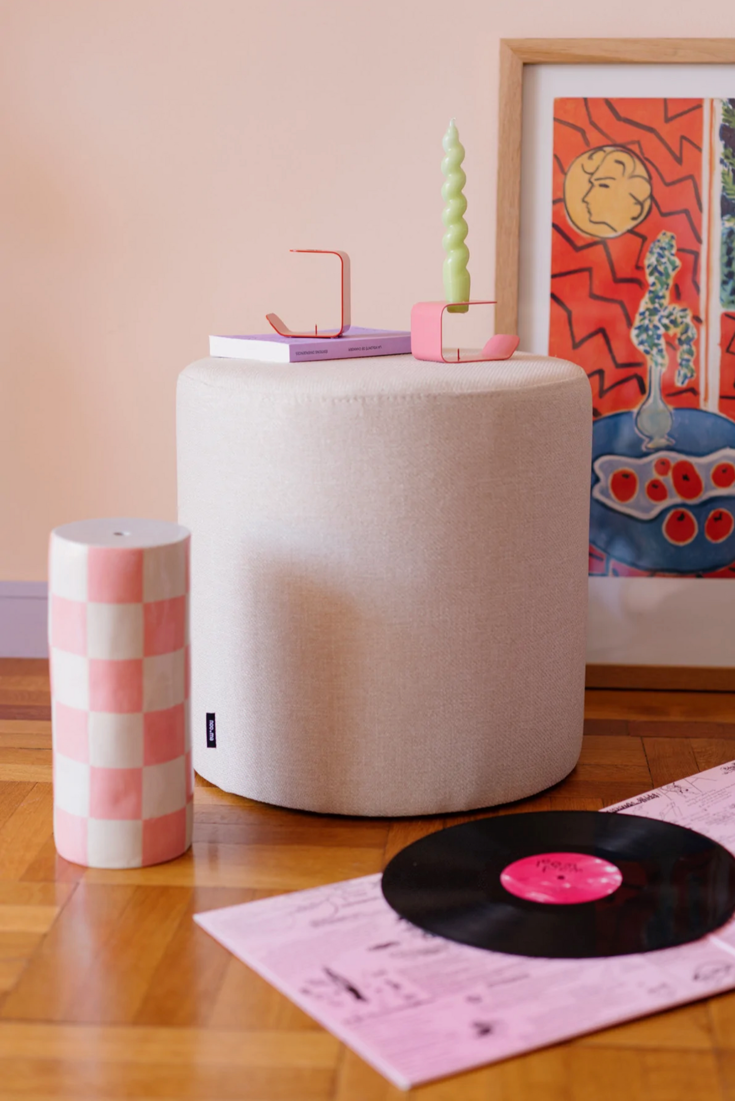 Folk Pouf Tall