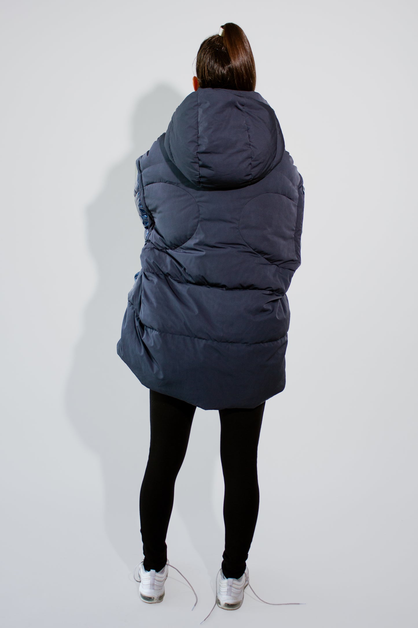 High Point Hooded Down Bomber Jacket
