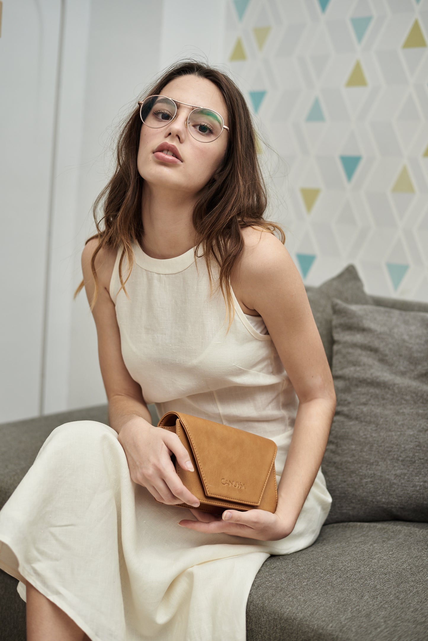 Hybrid Vegan Bag Camel