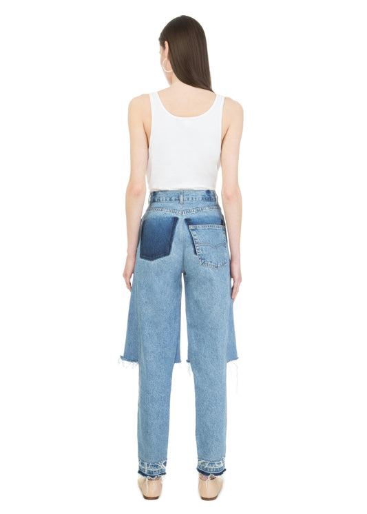 Light Blue Reworked Demi-Denims