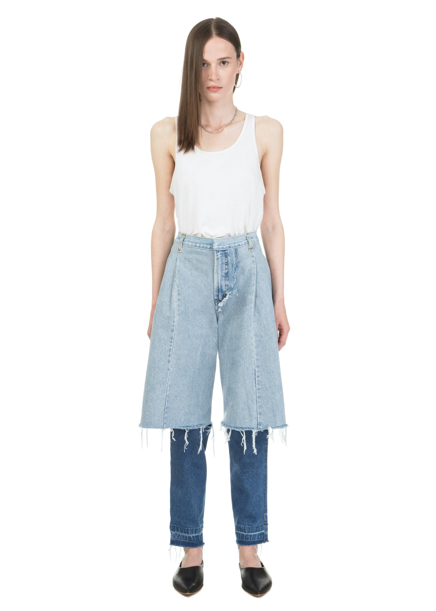 Mixed Colour Reworked Demi-Denims