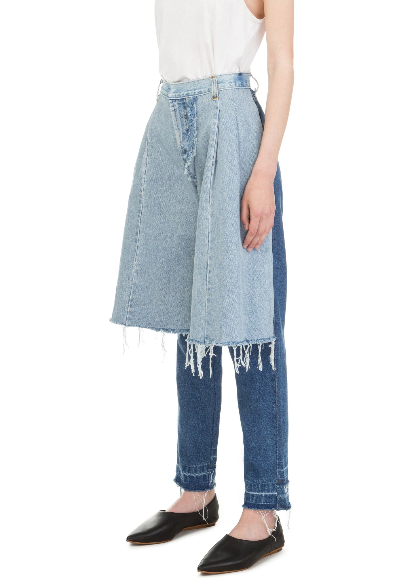 Mixed Colour Reworked Demi-Denims