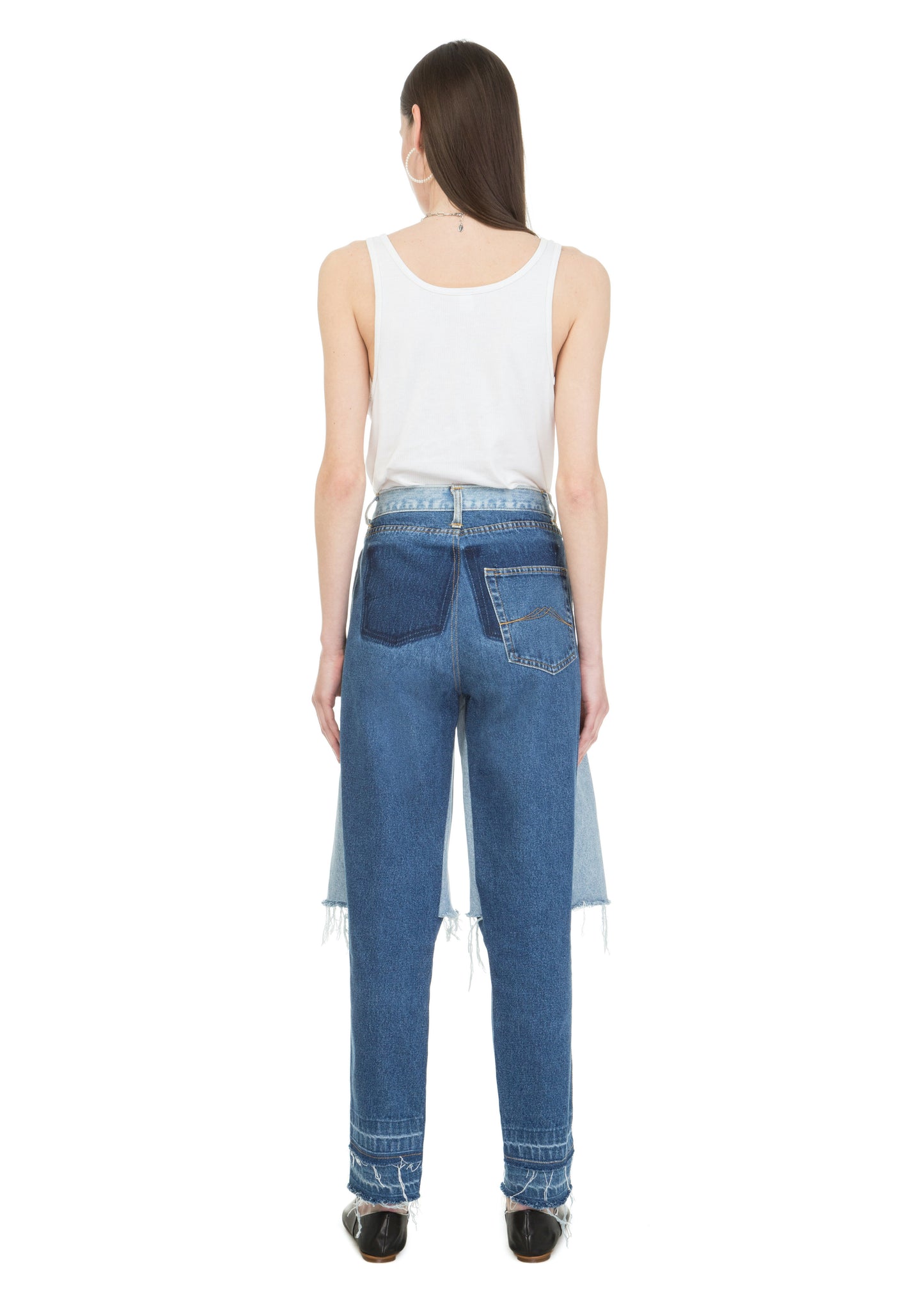 Mixed Colour Reworked Demi-Denims