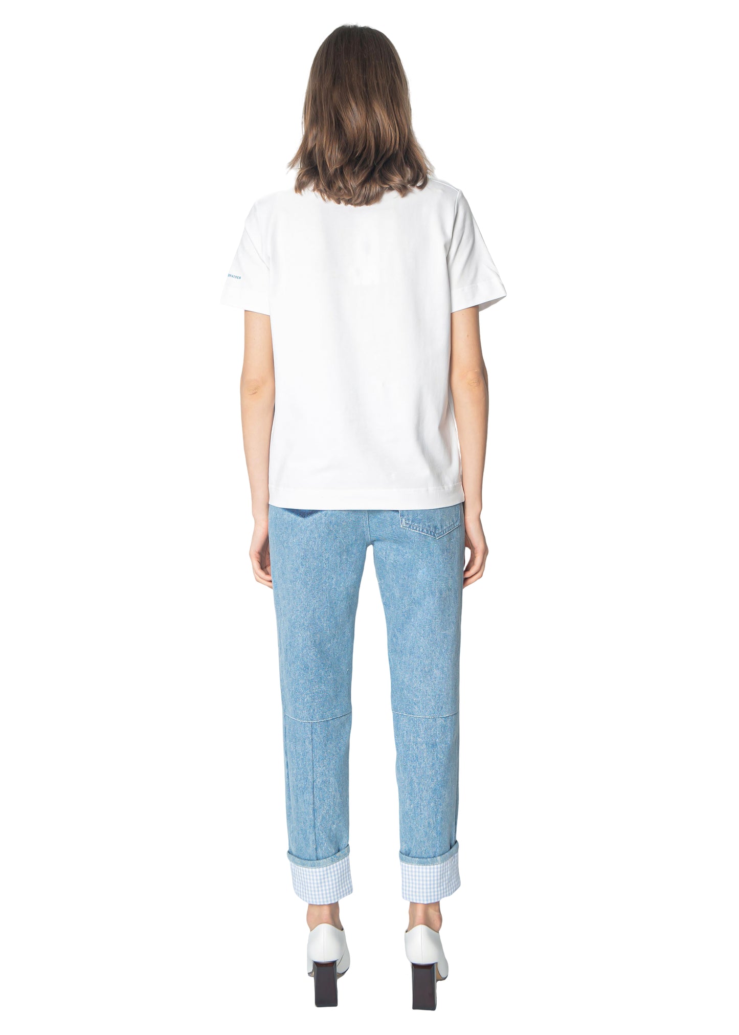 Reworked Slim Jeans With Cotton Pockets