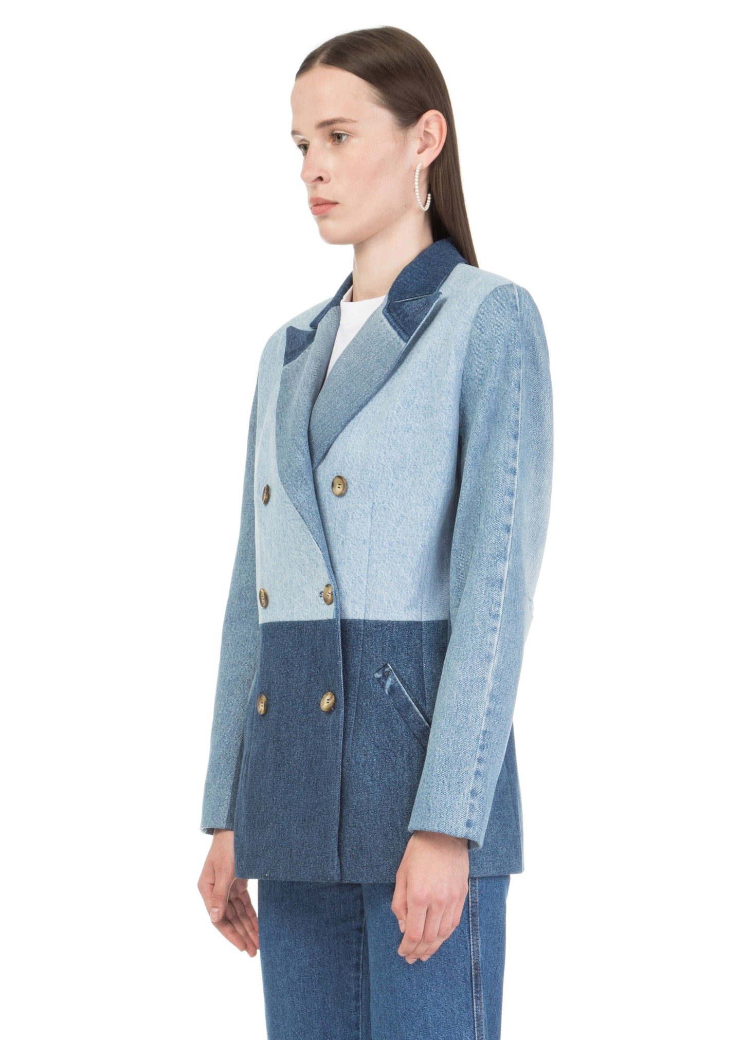 Reworked Denim Blazer