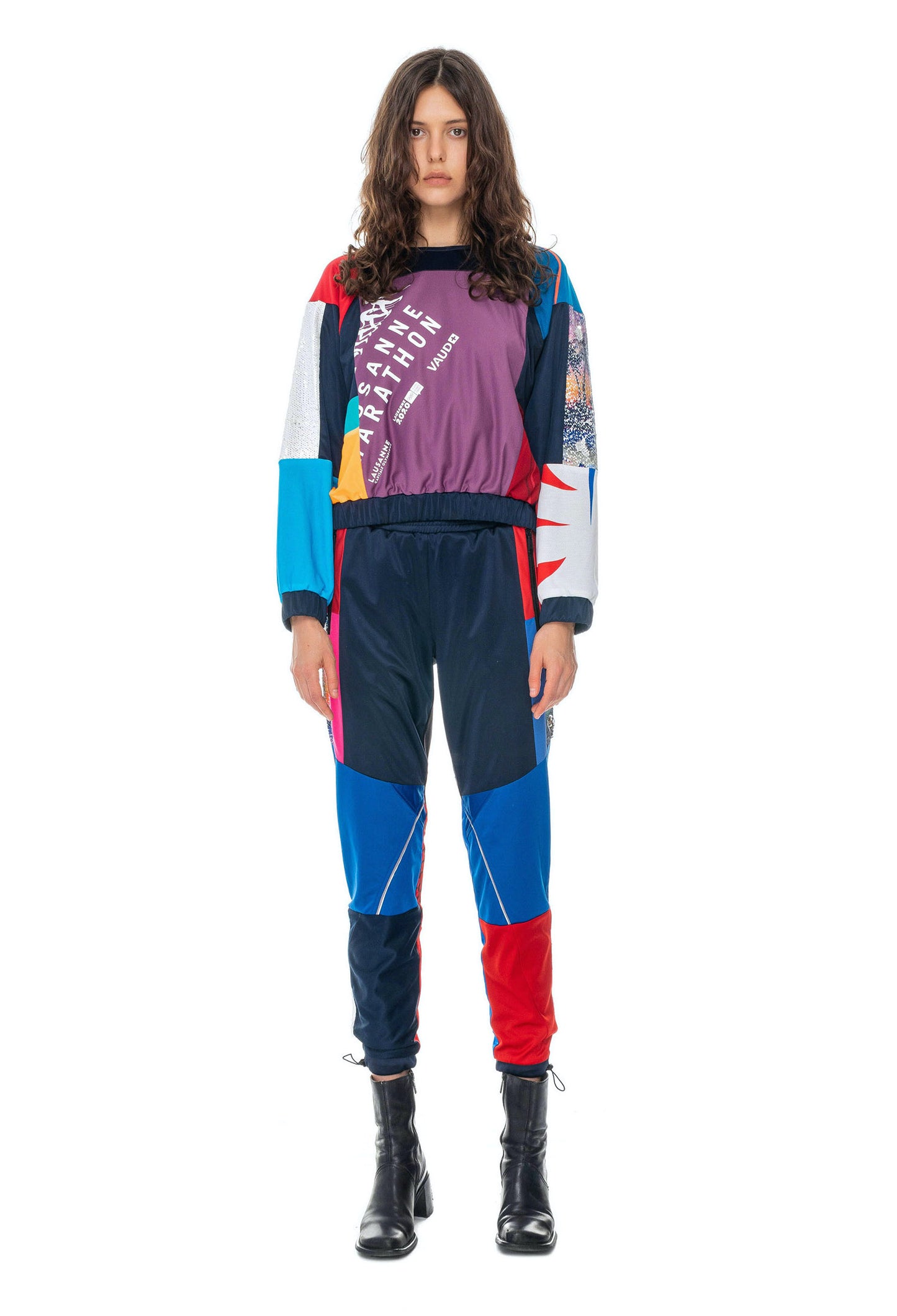 Reworked Pants With Sequins