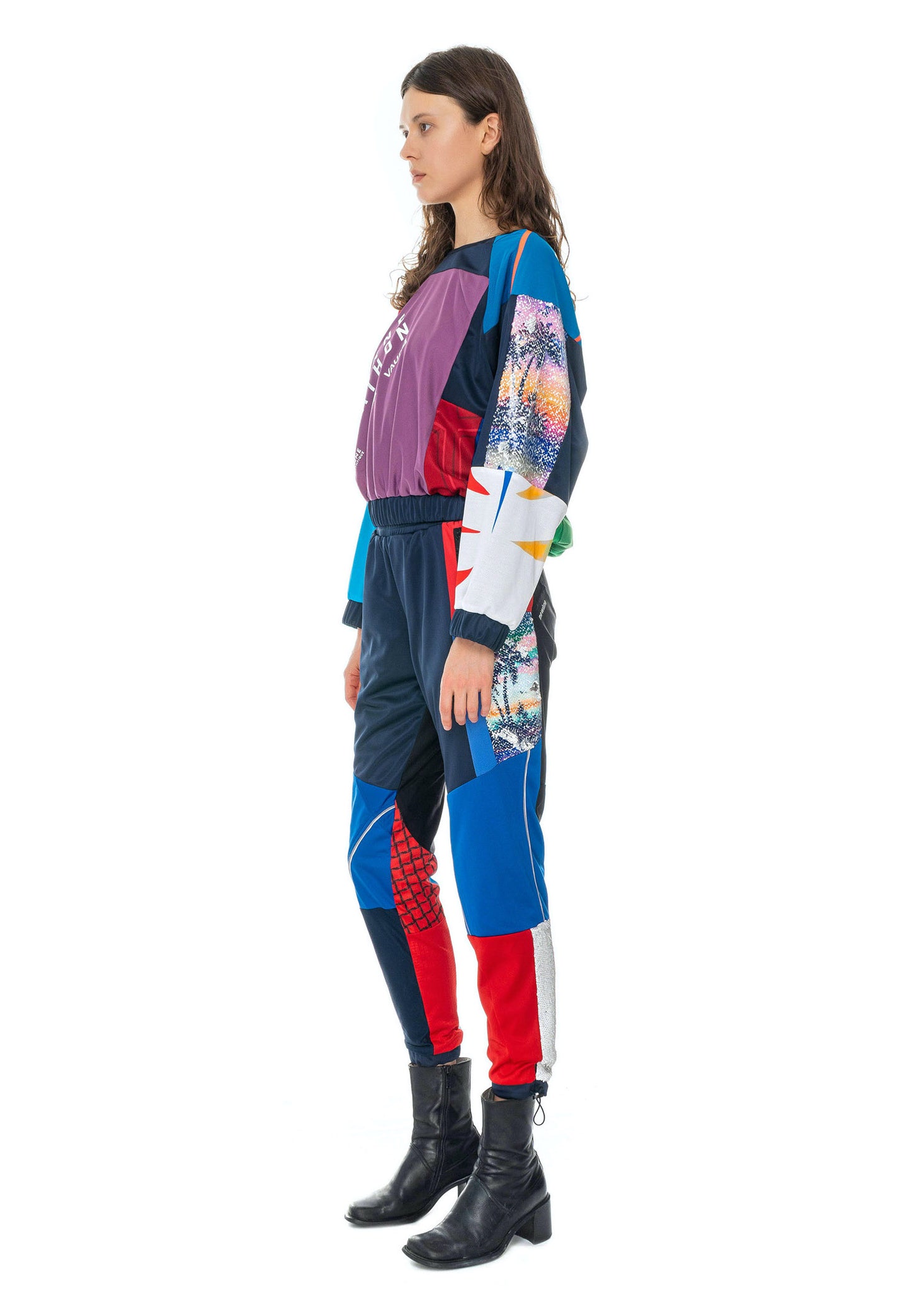 Reworked Pants With Sequins