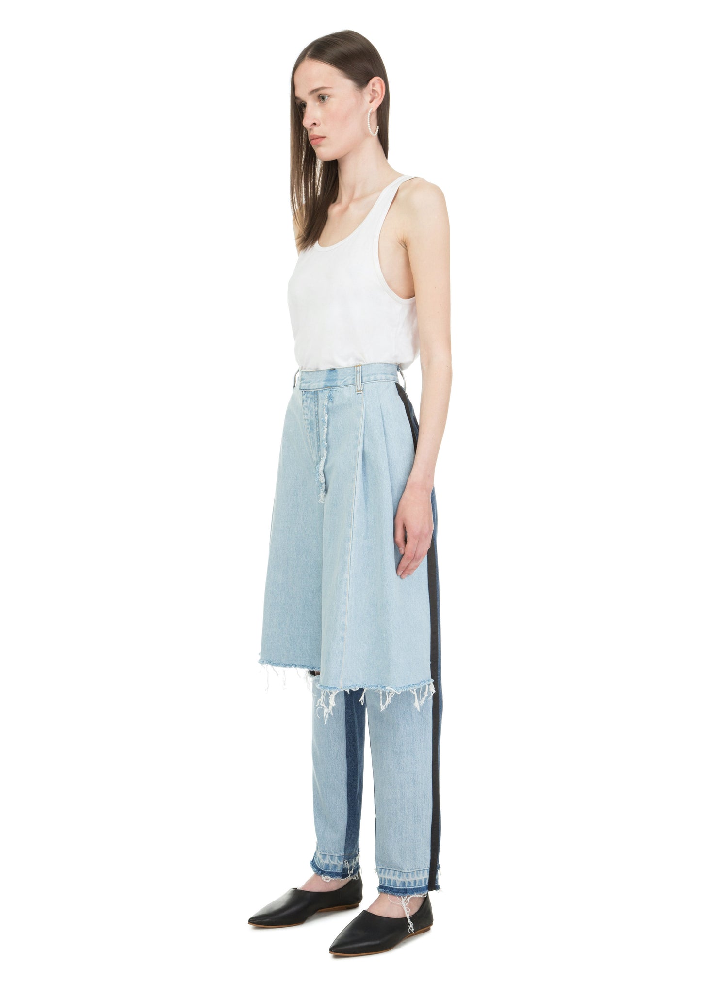 Mixed Colour Reworked Demi-Denims