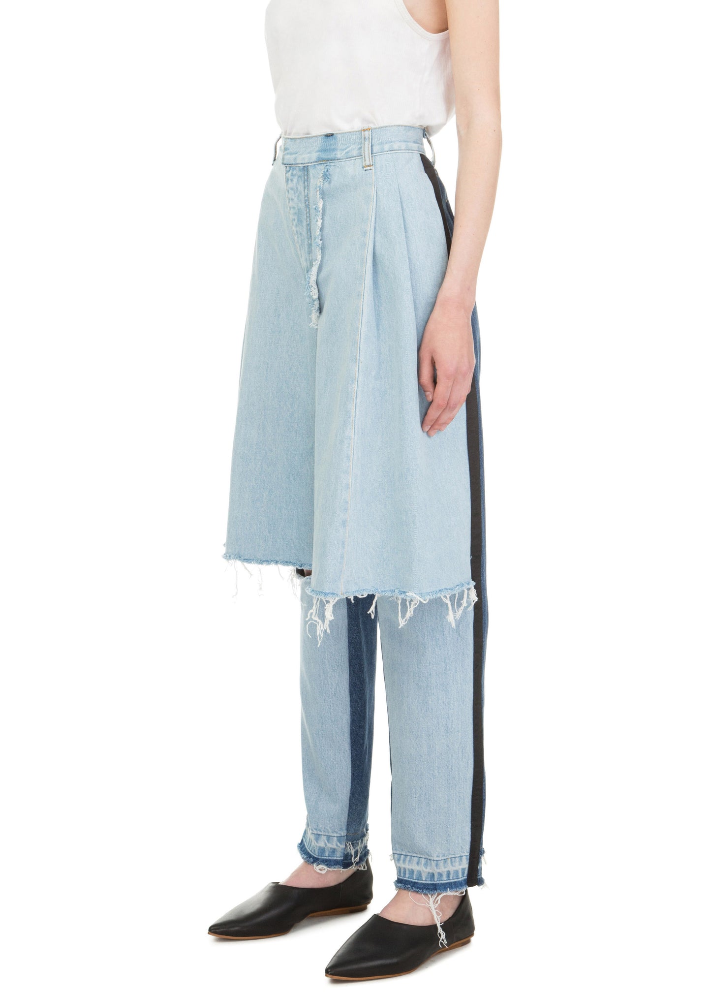 Mixed Colour Reworked Demi-Denims