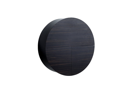 Multifunctional Pill Cabinet Dark Ebony Veneer