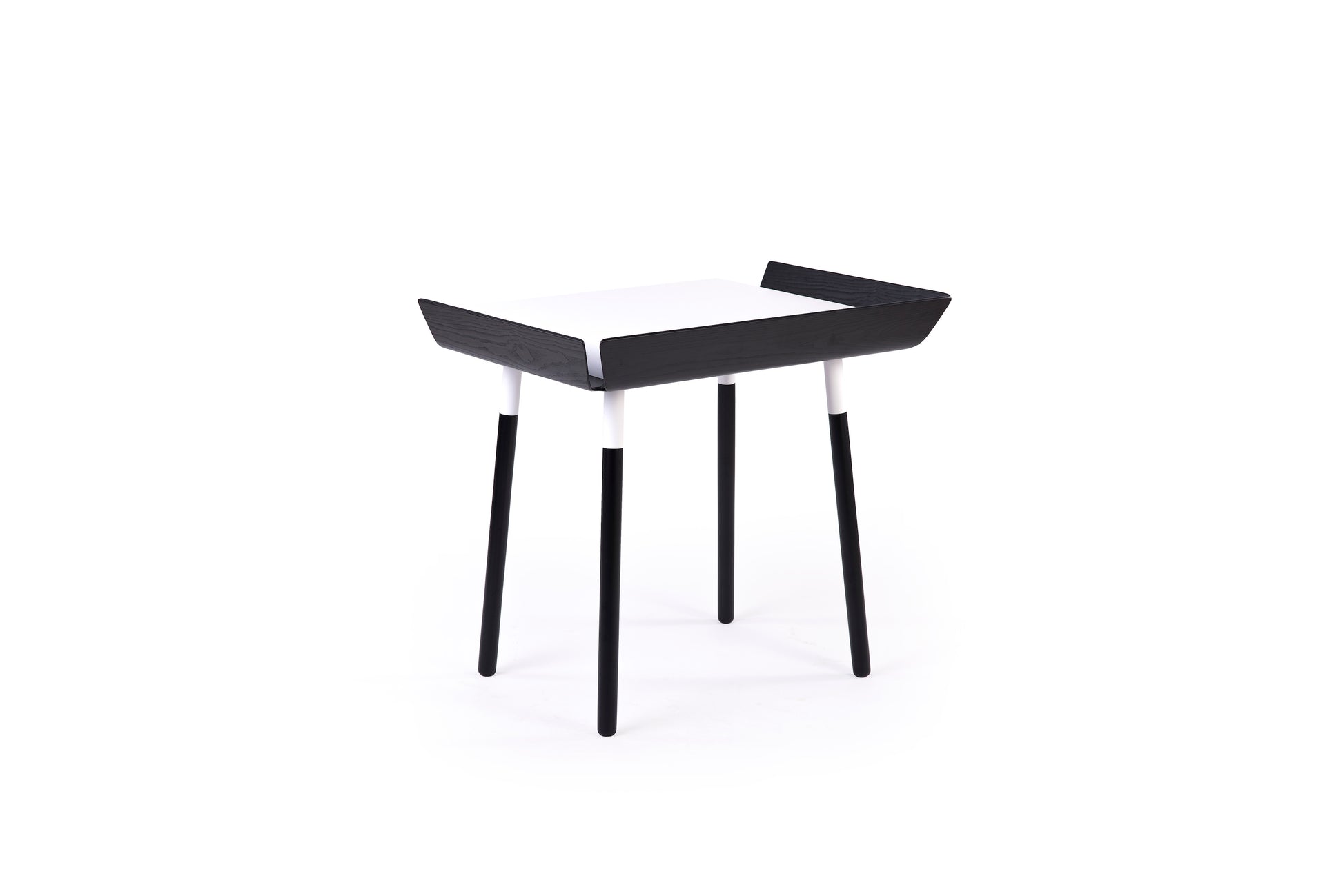 1 drawer natural birch tree black desk