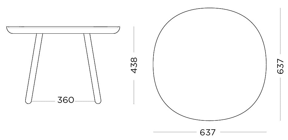 Naïve Side Table D640