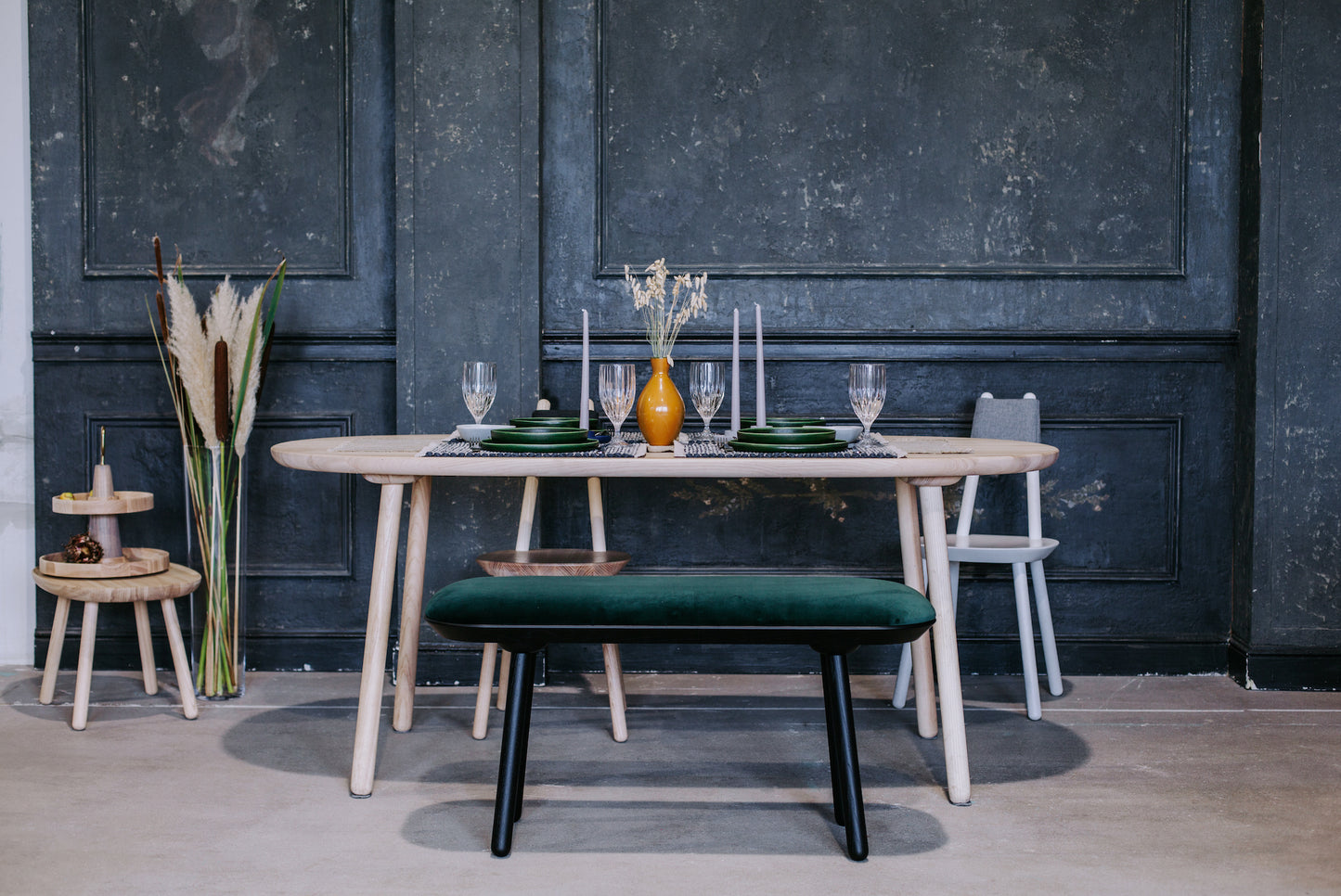 Naïve Bench Velour L100 cm