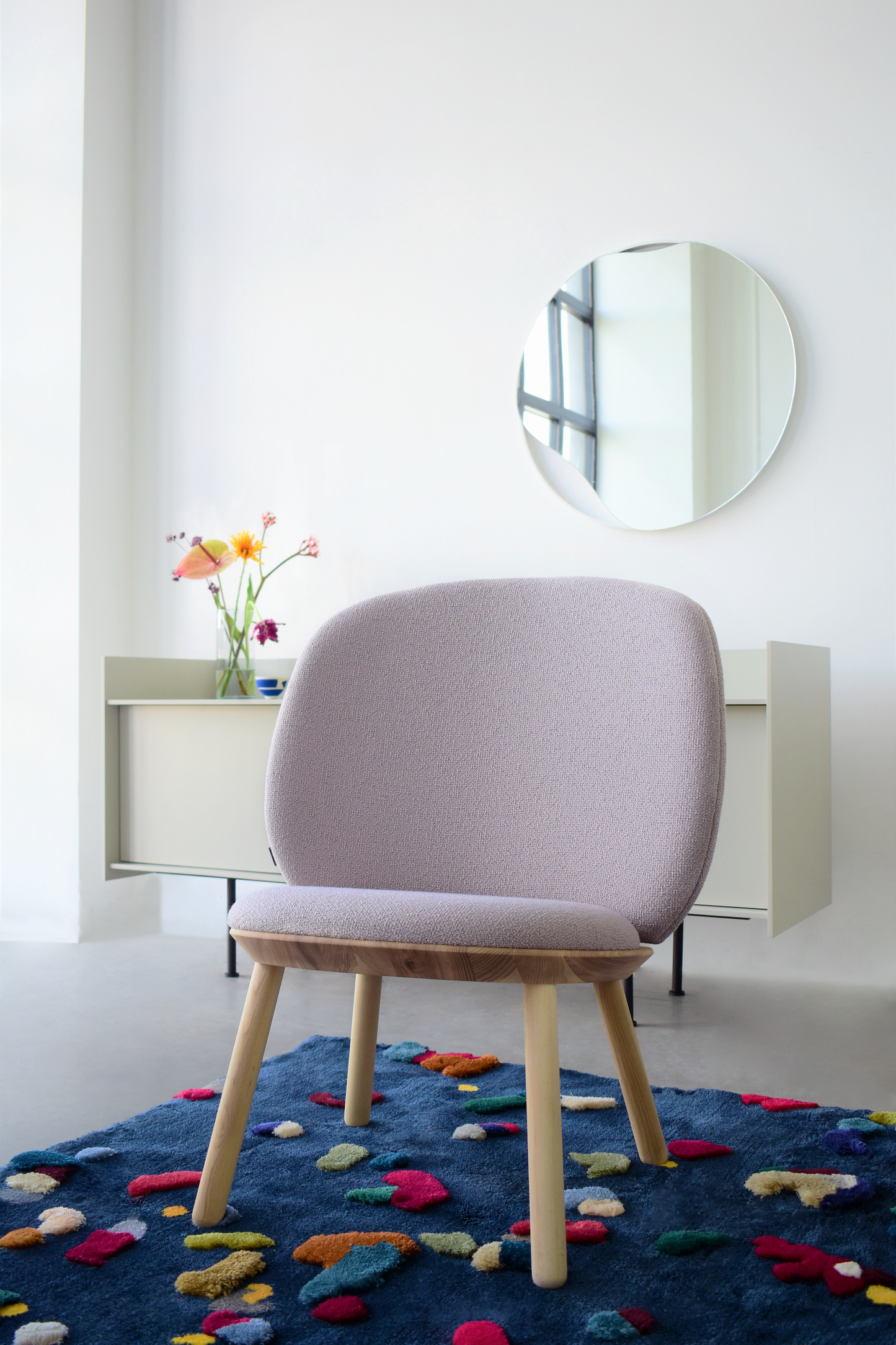 Naïve Low Chair Camira Yoredale Wool