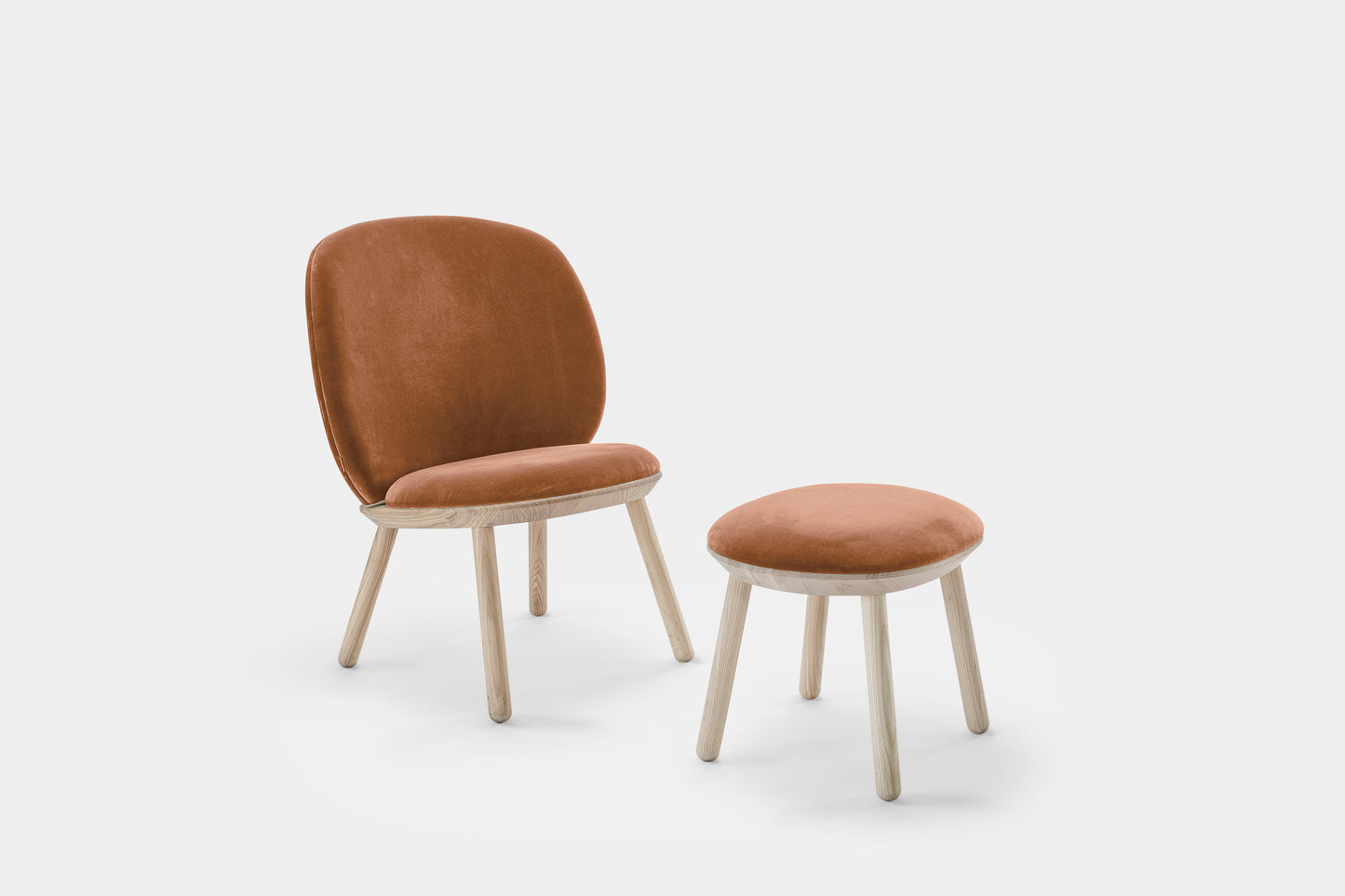 Naïve Ottoman Velour