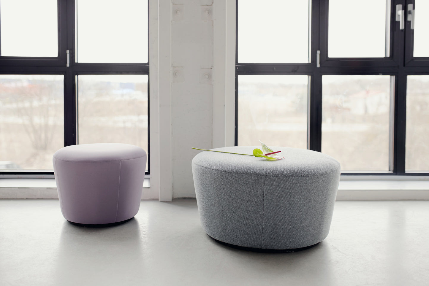 Naïve Pouf Camira Yoredale Wool
