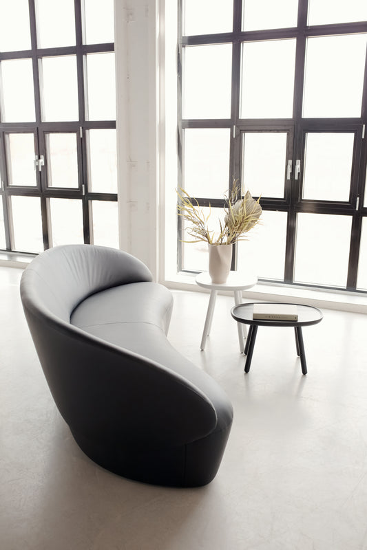 Naïve Sofa Black Leather