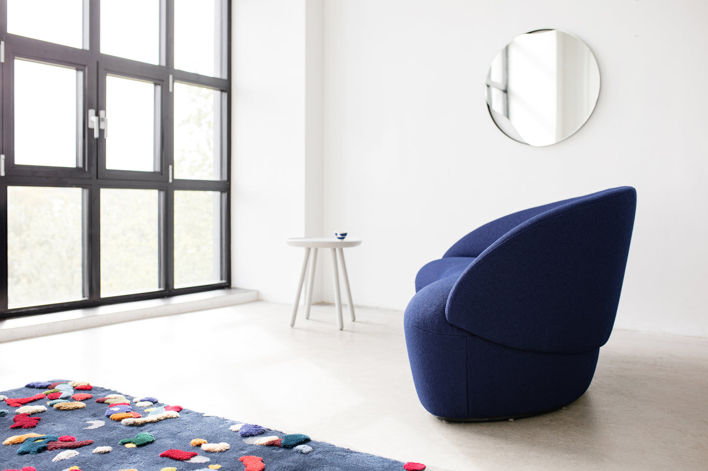 Naïve Two Seater blue Sofa