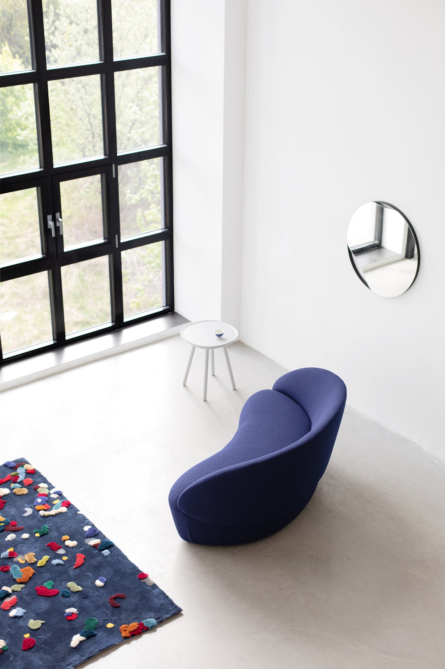 Naïve Two Seater blue Sofa