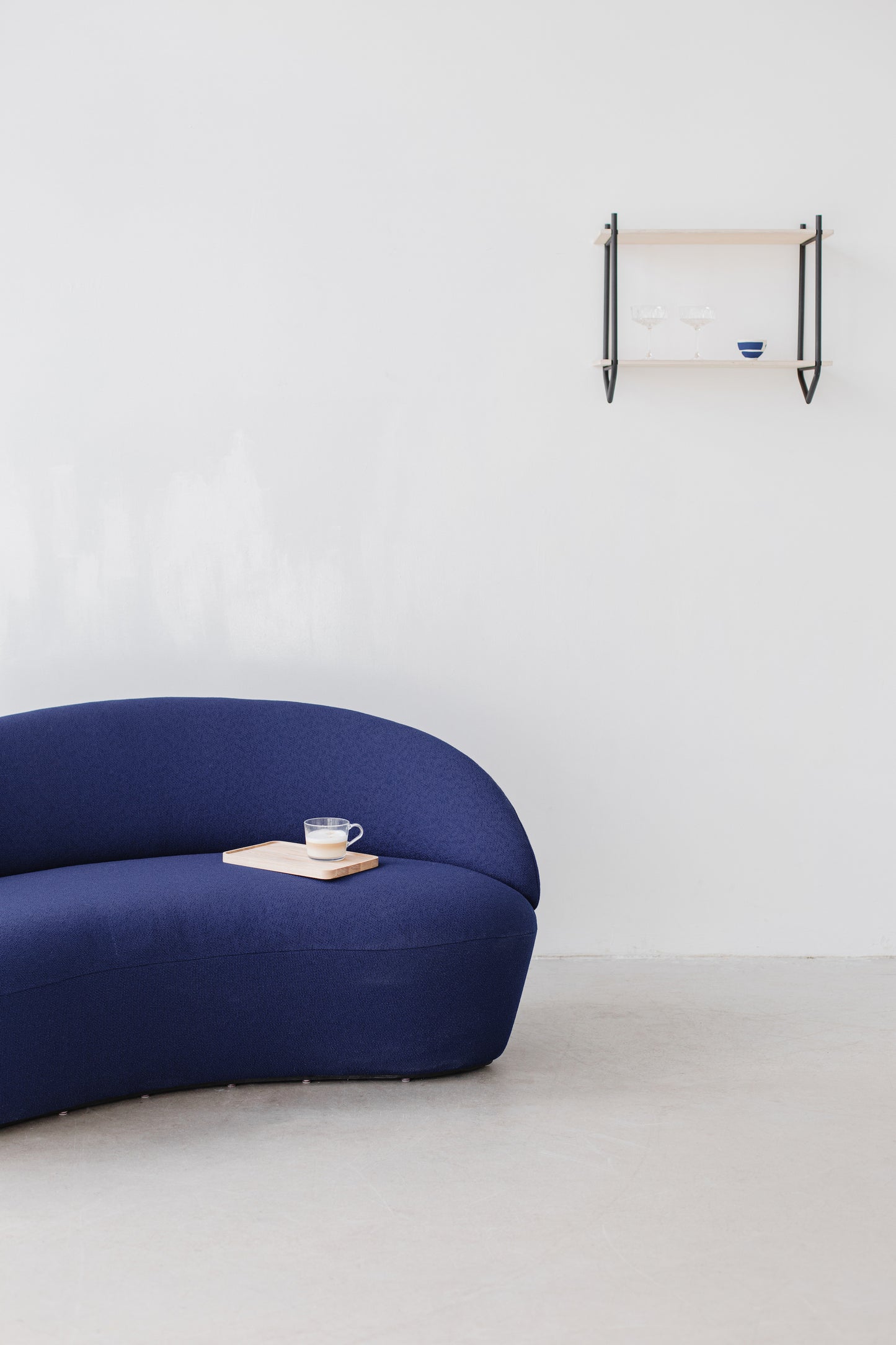 Naïve two seater blue Sofa