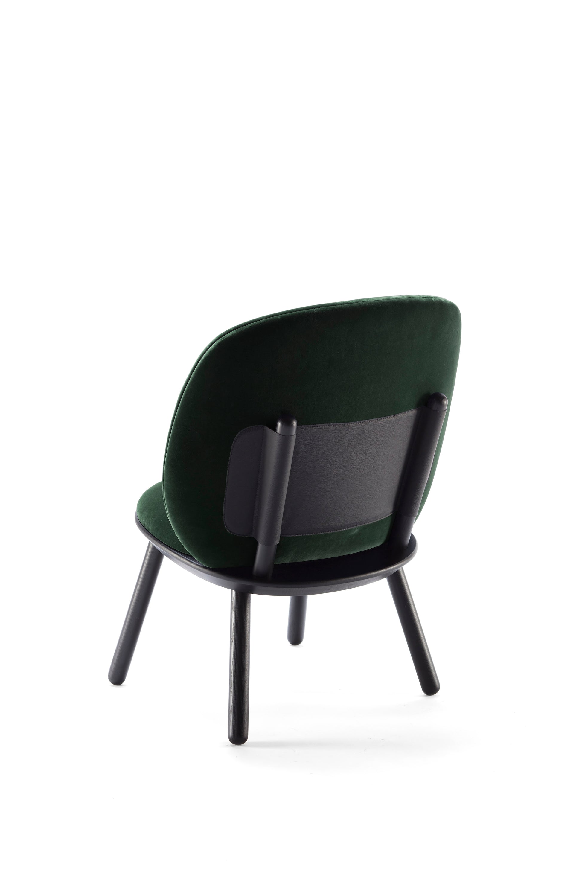 Green Naïve Low Velour Accent Chair