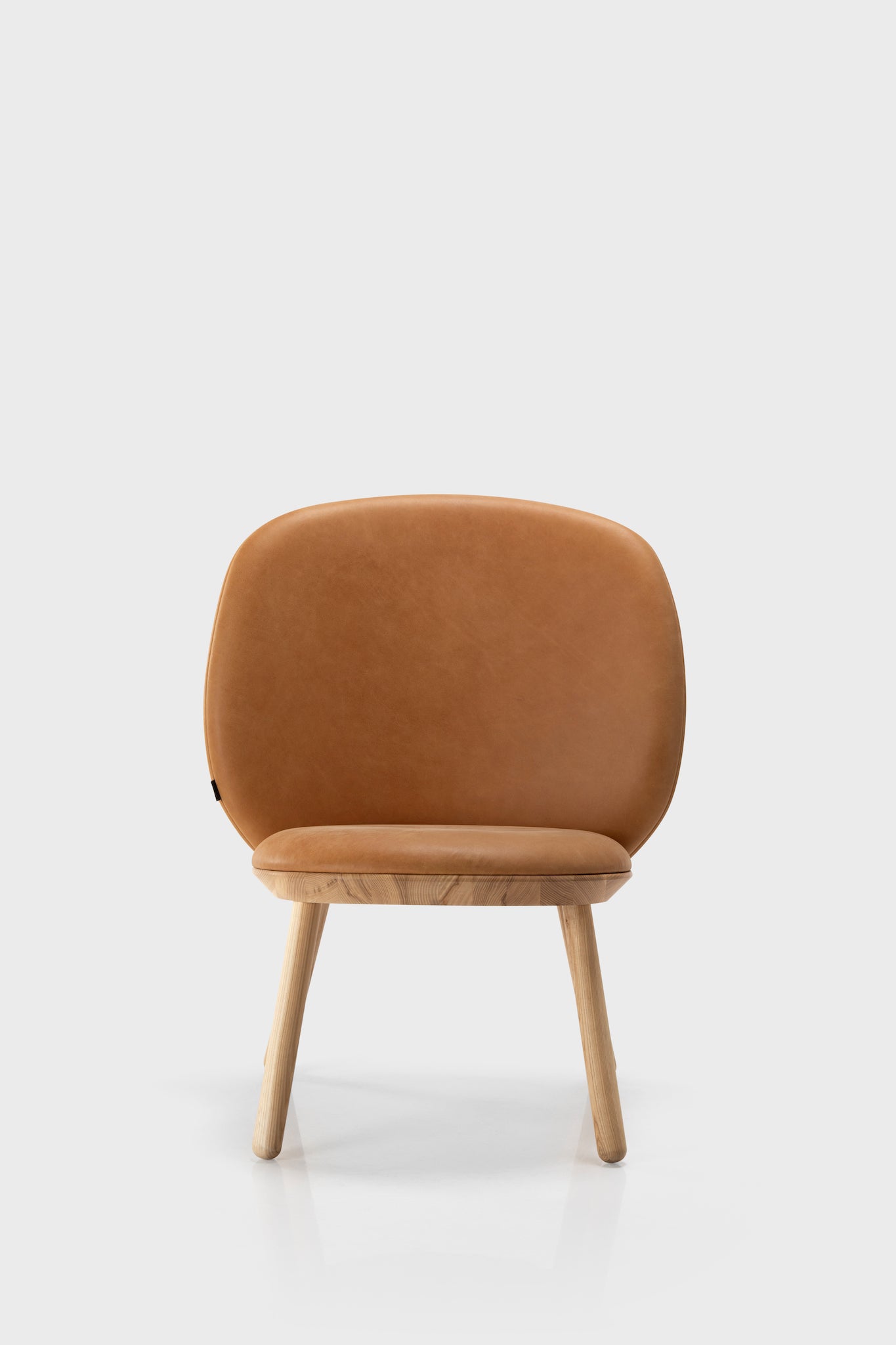 Naïve Low Chair Vintage Cognac Leather