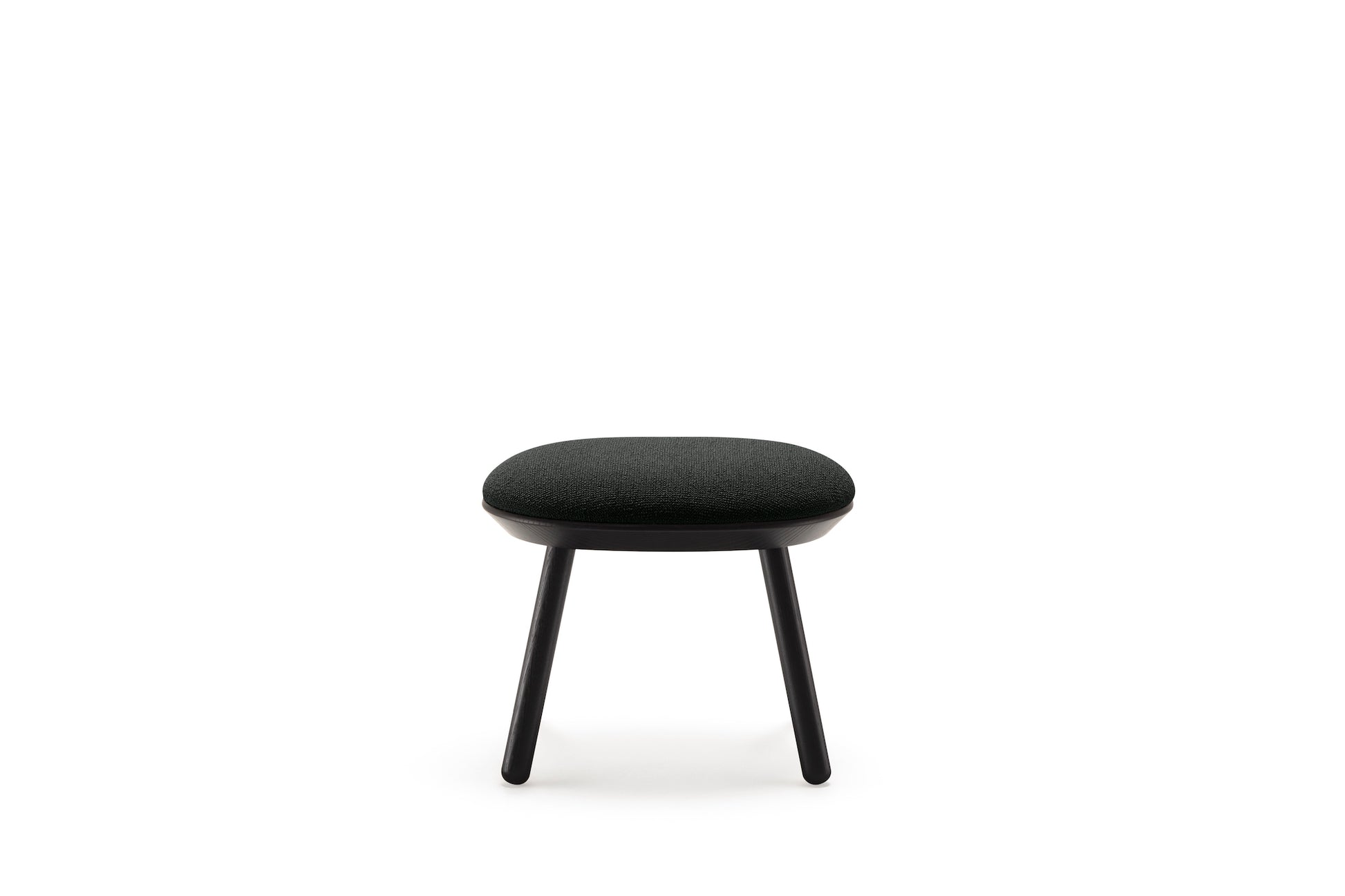 naïve-ottoman-camira-yoredale-black-wool