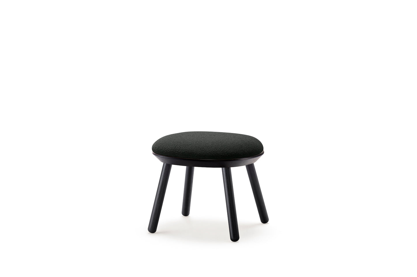 naïve-ottoman-camira-yoredale-black-wool