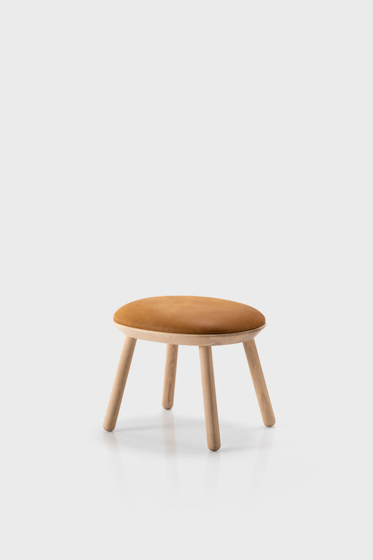 Naïve Ottoman Vintage Cognac Nevotex Leather