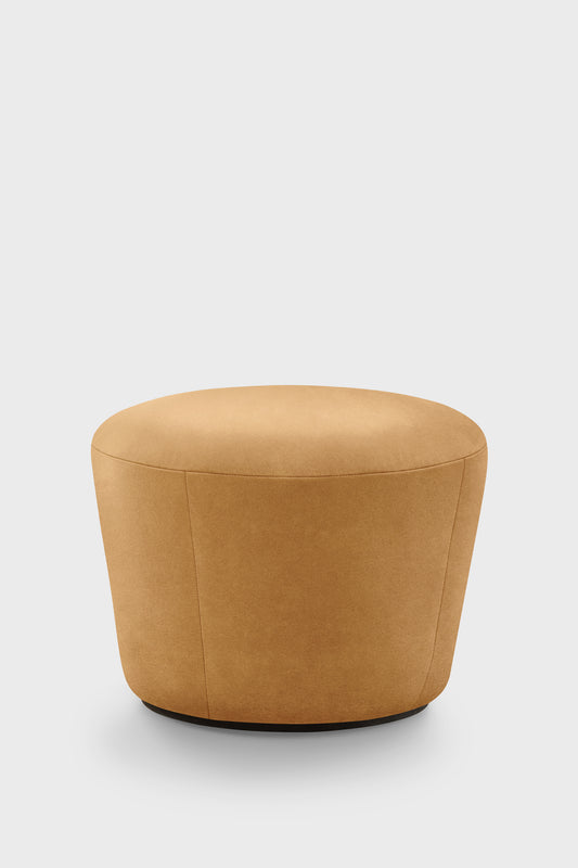 Naïve Pouf Vintage Cognac Leather