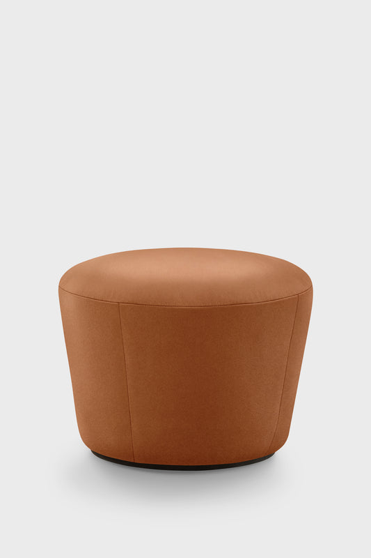 Naïve Pouf Hulst Dark Brown Leather