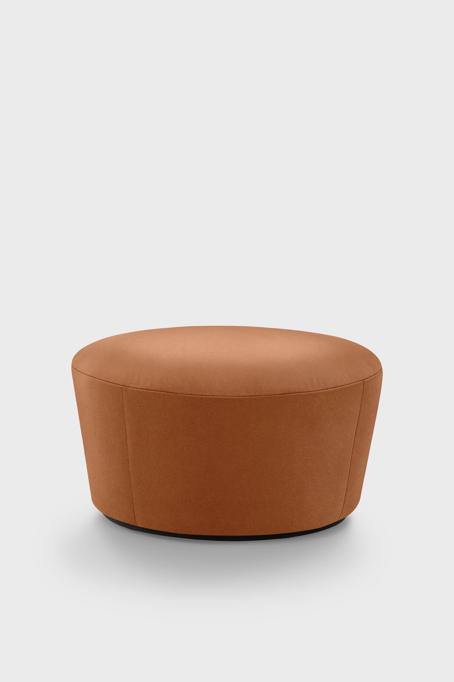 Naïve Pouf Hulst Dark Brown Leather