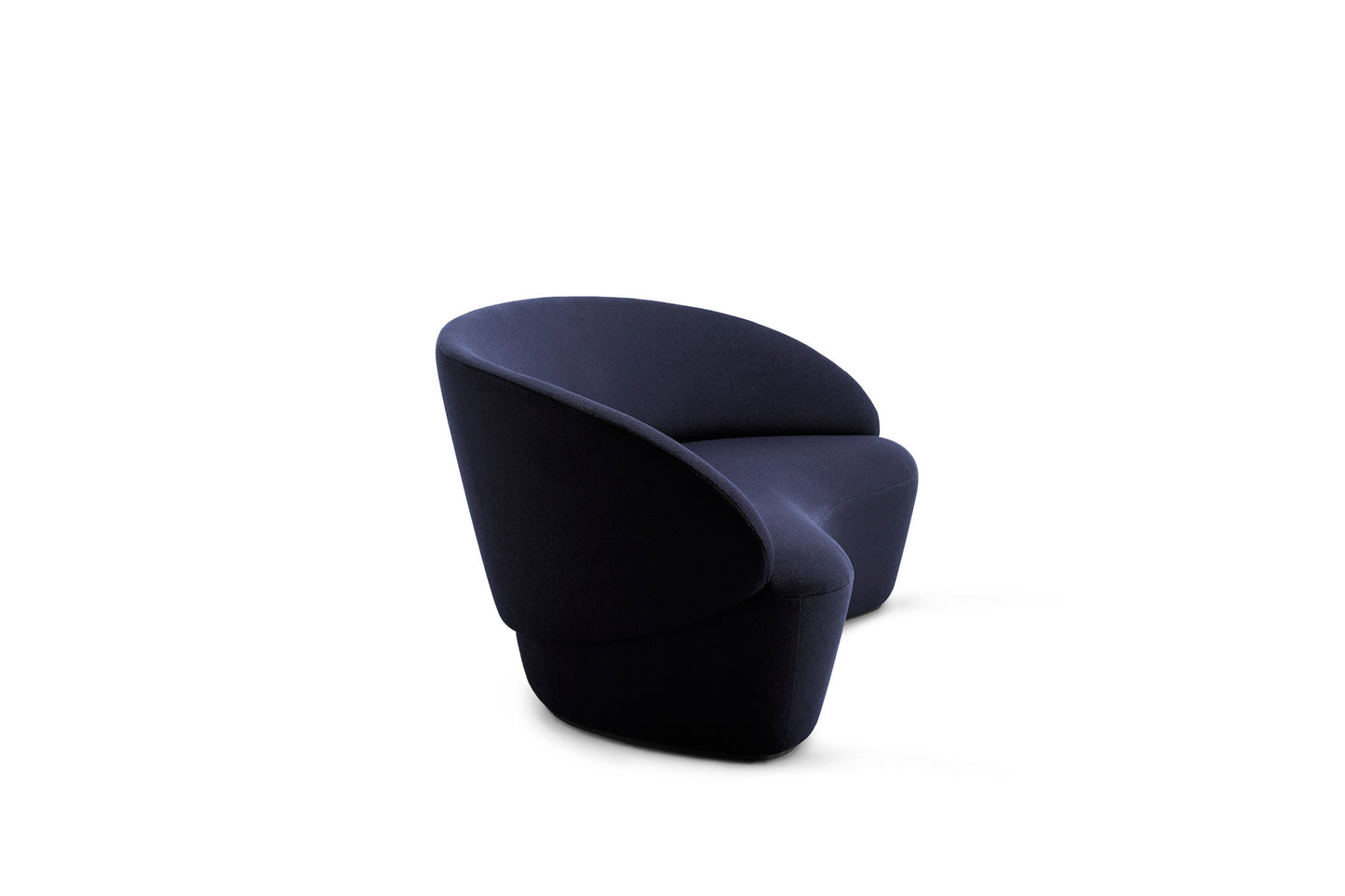 Naïve Camira Yoredale blue Wool Two Seater Sofa