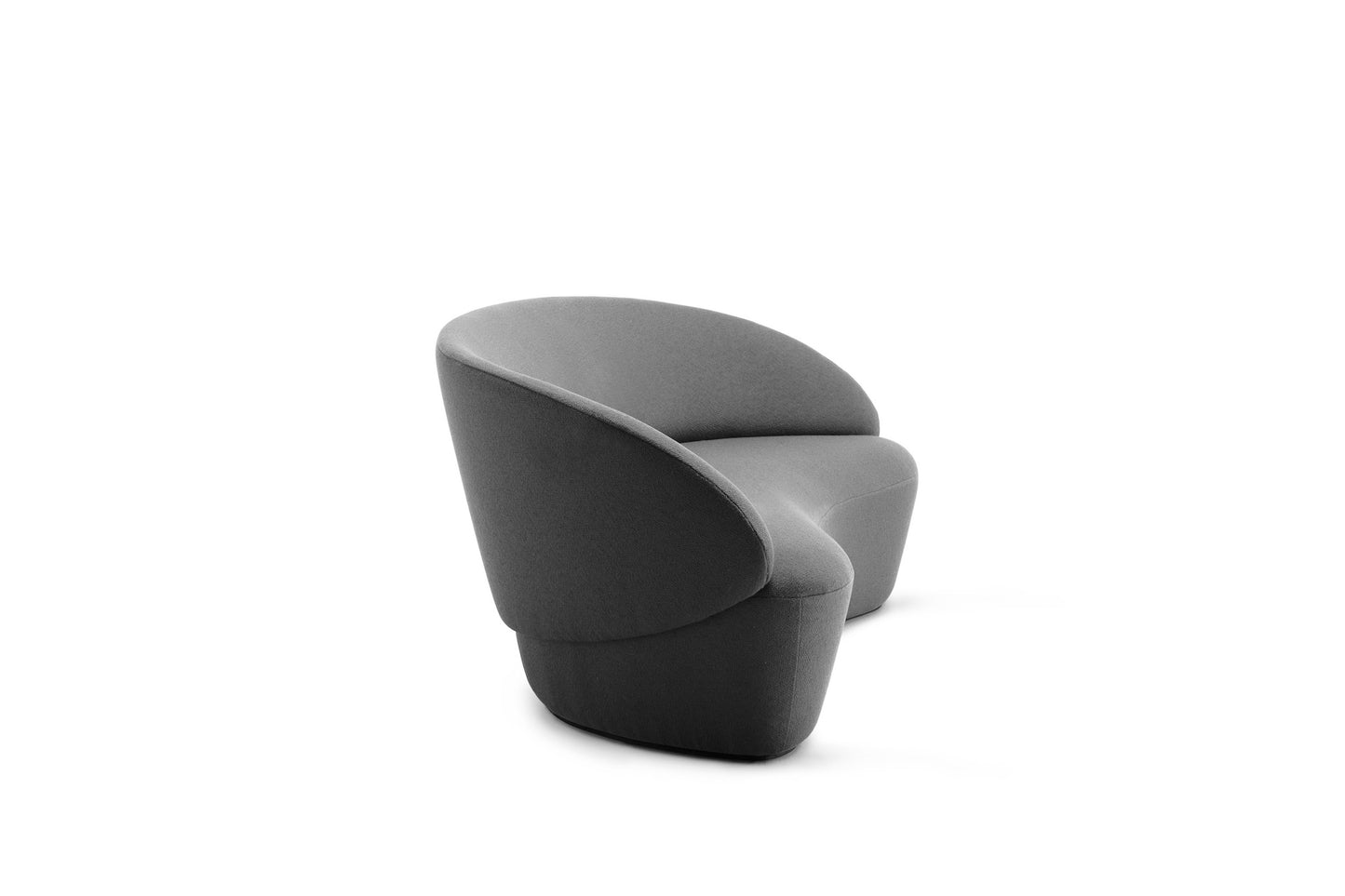 Naïve Camira Yoredale grey Wool Two Seater Sofa