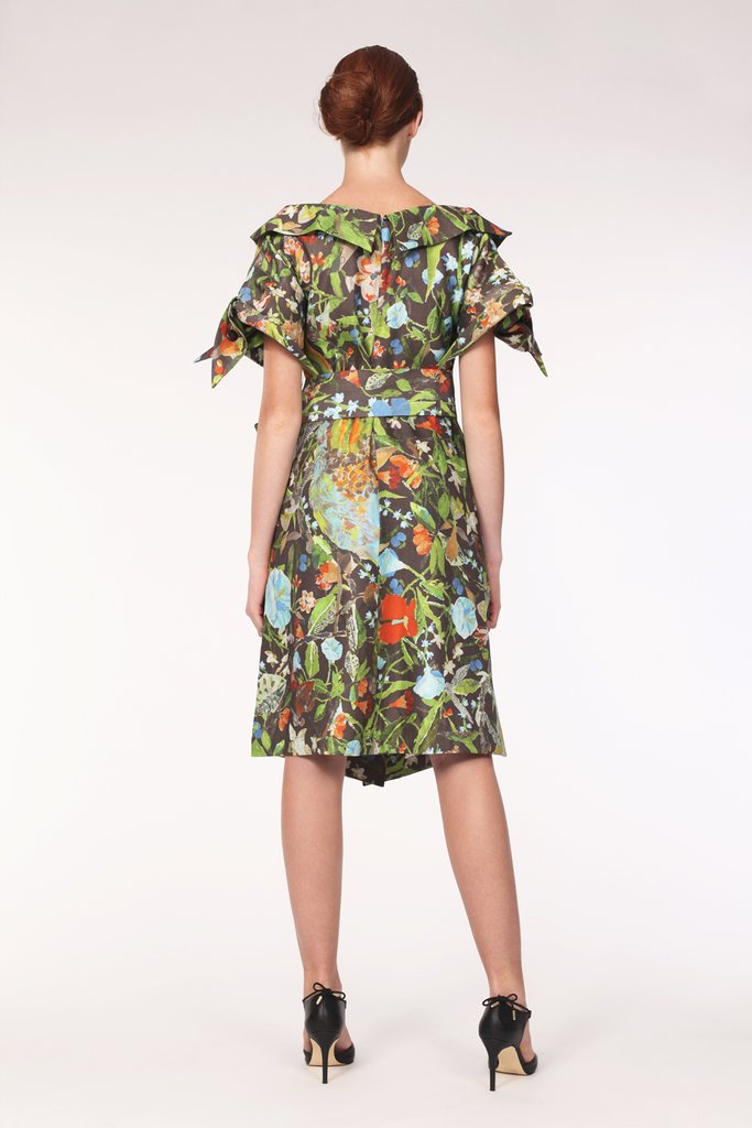 Origami Linen Tailored Dress