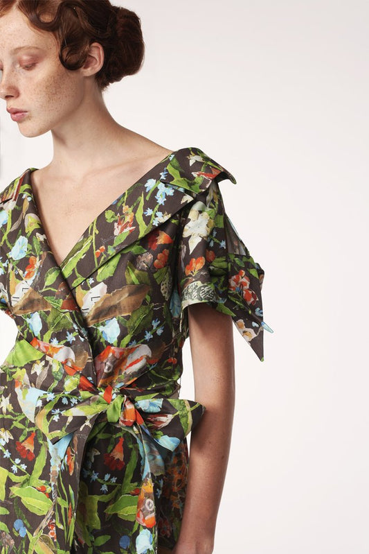 Origami Linen Tailored Dress