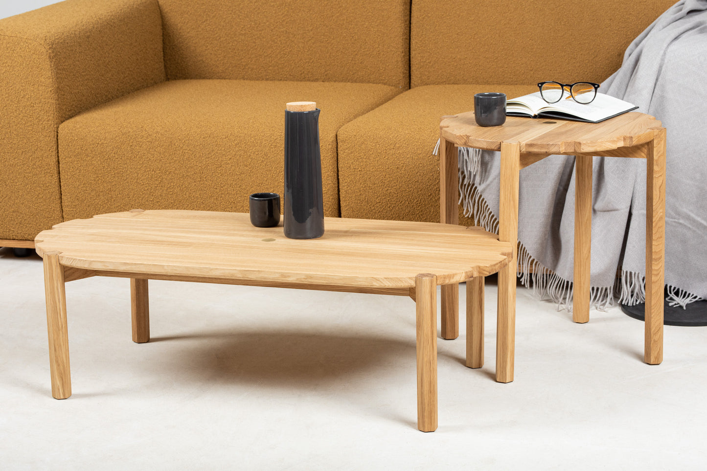Pinion Oak Side Table - L100