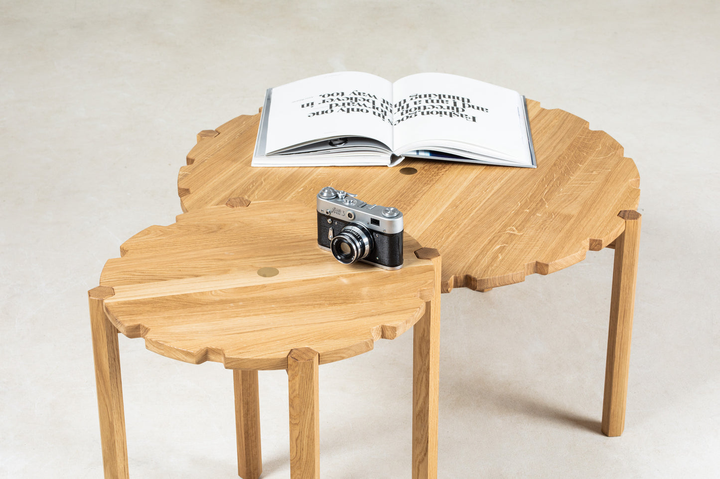 Pinion Oak Side Table - D50